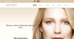 Desktop Screenshot of beauteoblige.com
